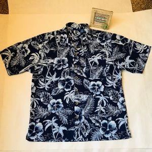 OP-Ocean Pacific Shirt Men's Medium Hawaiian